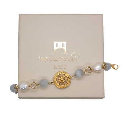 Bracciale e Orecchini Carro Grigio
