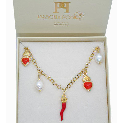 Collana charms portafortuna