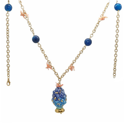 Collana Pigna in Ceramica di Caltagirone