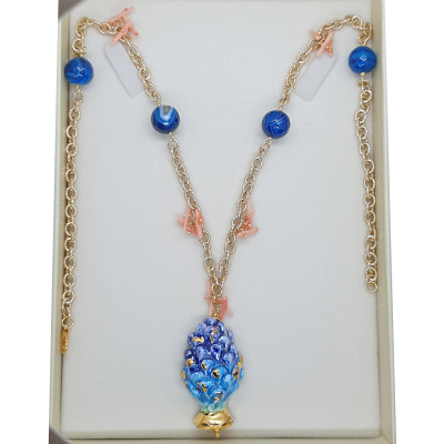 Collana Pigna in Ceramica di Caltagirone