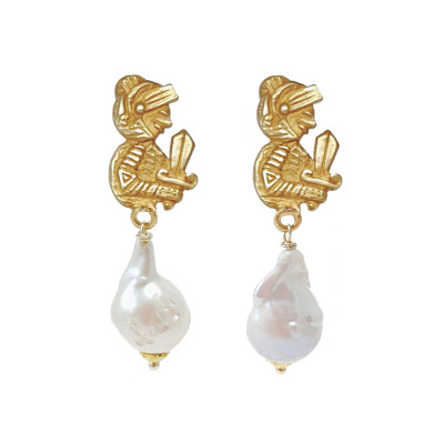 Orecchini Paladino e Perle Barocche