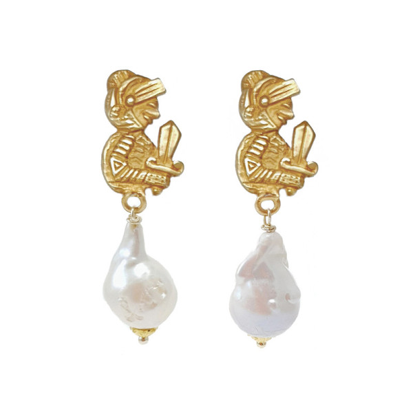 Orecchini Paladino e Perle Barocche