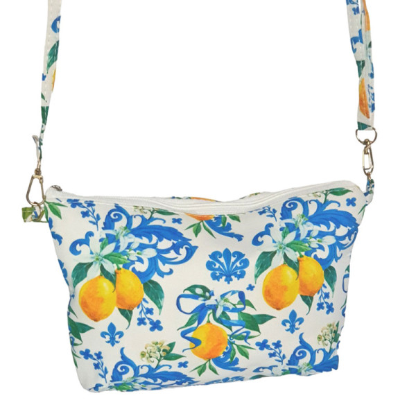 Borsa Tracolla Limoni in blu