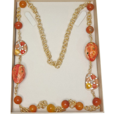 Collana Fichi D'india in Ceramica
