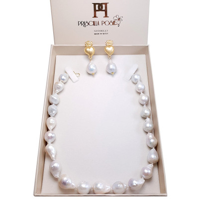 Collana Perle Barocche