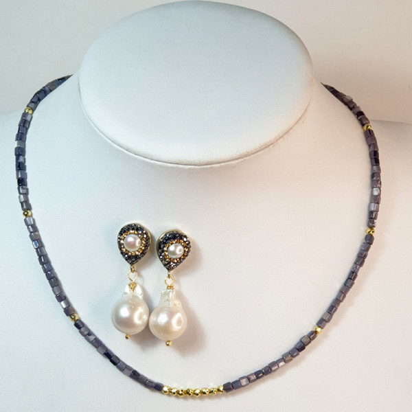 Parure Collana e Orecchini Eleganti