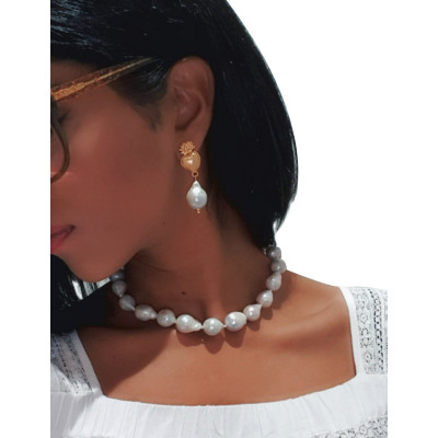 Collana Perle Barocche