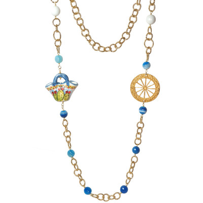 Collana con Coffa Siciliana