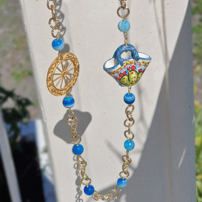 Collana con Coffa Siciliana