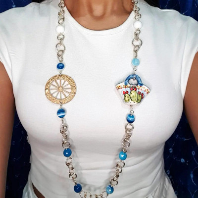 Collana con Coffa Siciliana